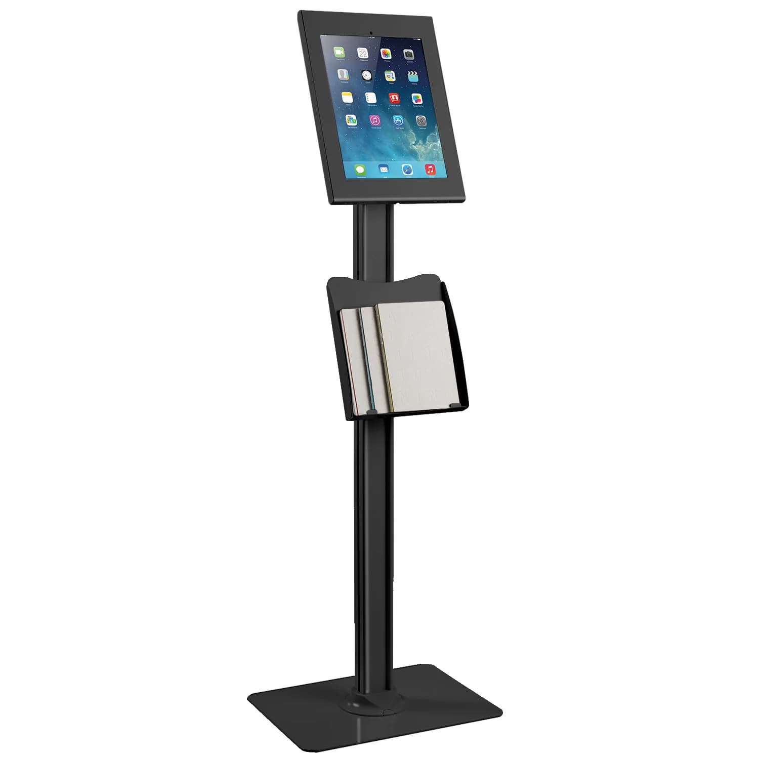 Stackable Stackable Tablet Floor Stand Holder Black 12.9 MacleanMC-867 B
