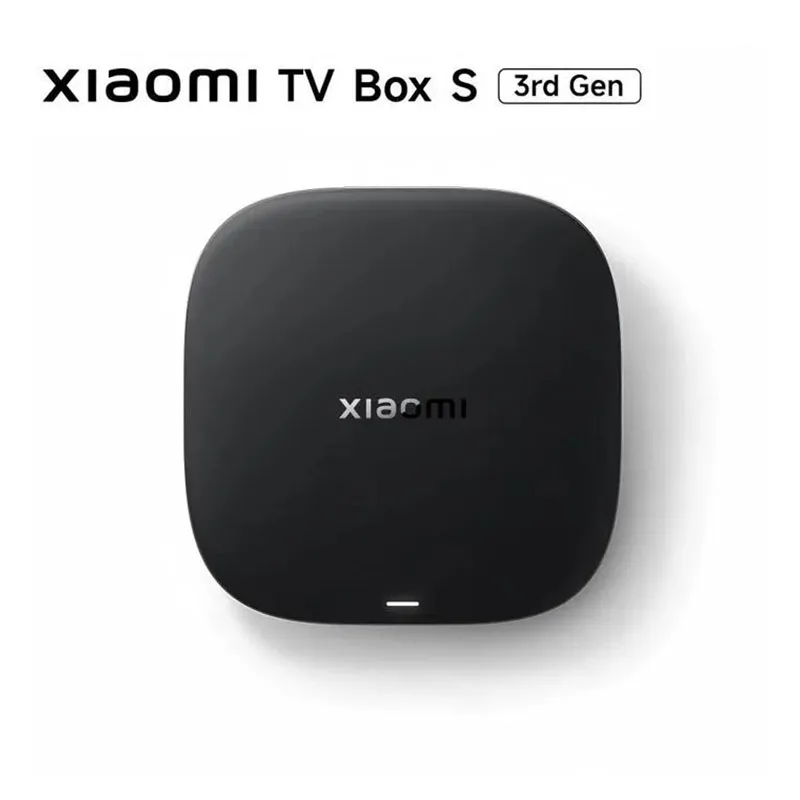EU Version Xiaomi TV Box S 3rd Gen 4K Ultra HD Bluetooth 5.2 Wifi 6 32GB ROM Google TV Google Assistant Smart Media Player