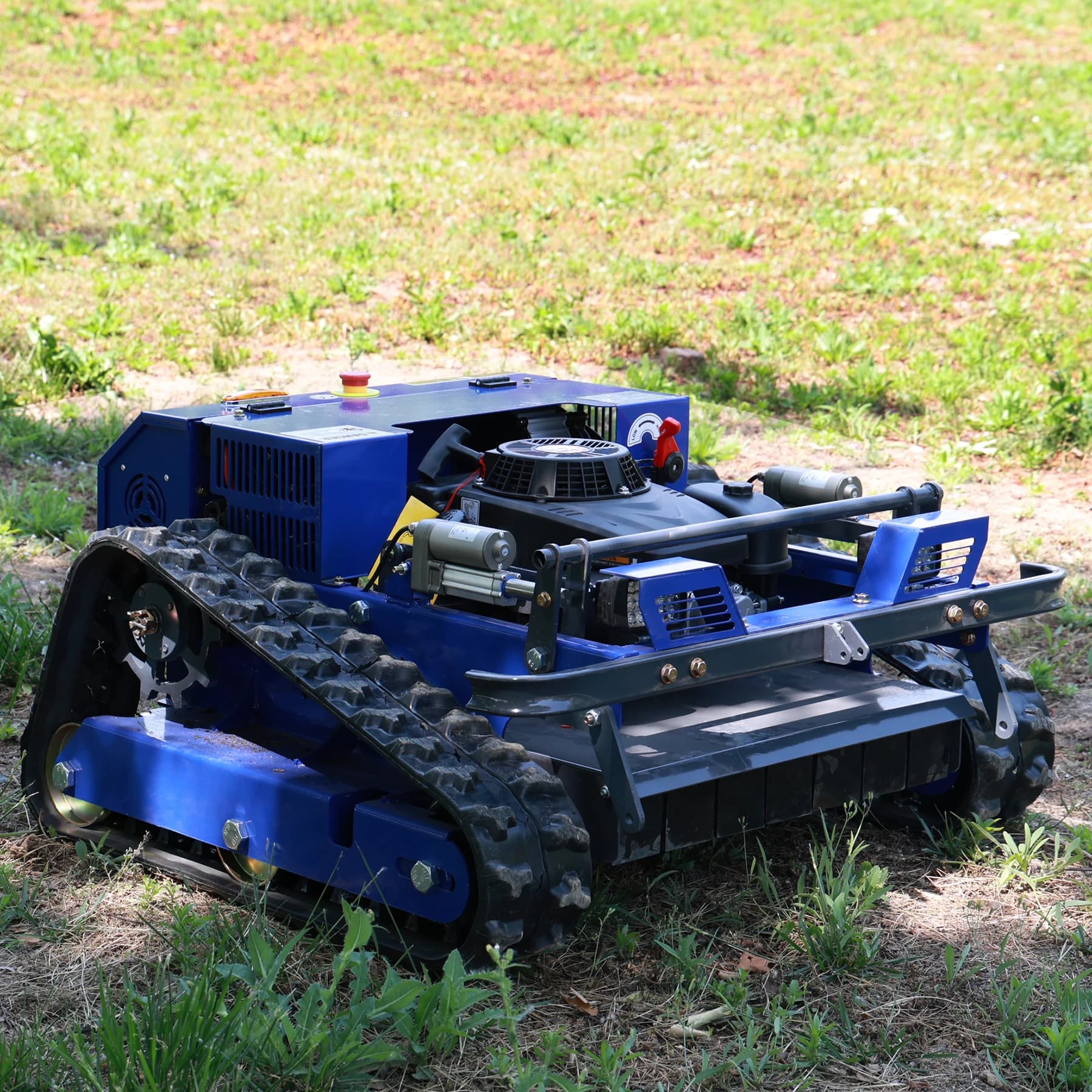 Remote Control Lawn Mower Rc Crawler Slope Mowing Machine Tracked Radio Controlled Grass Cutter Robotic Mowers
