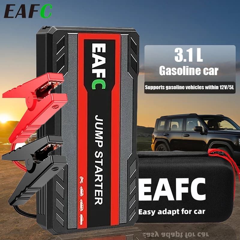 EAFC 600A Car Jump Starter New Upgrade Battery Power Bank for Car Starter Portable Emergency Booster 12V Auto Starting Device