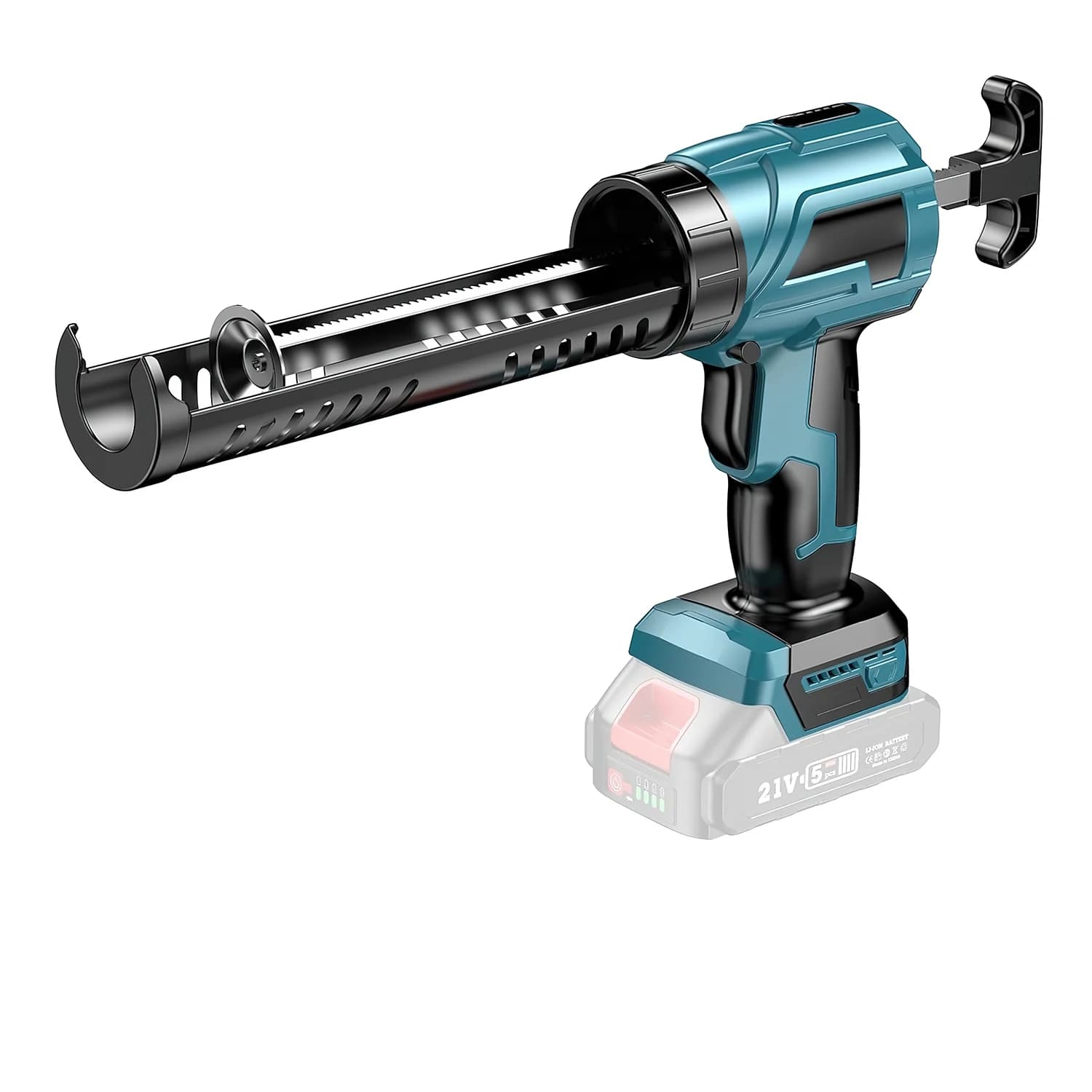 Electric Glue Gun Glass Glue Caulking Gun 4 Speeds Wireless Doors and Windows Electric Sewing Glue Tool for Makita 18V Battery