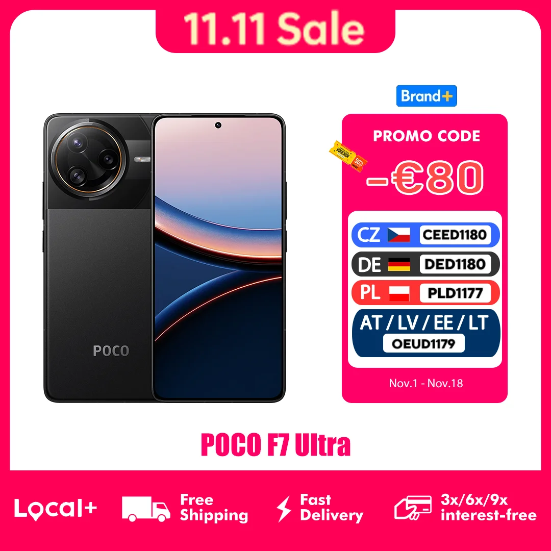 POCO F7 Ultra 5G NFC 12GB/256GB without Charger 2K 120Hz AMOLED Cellphone
