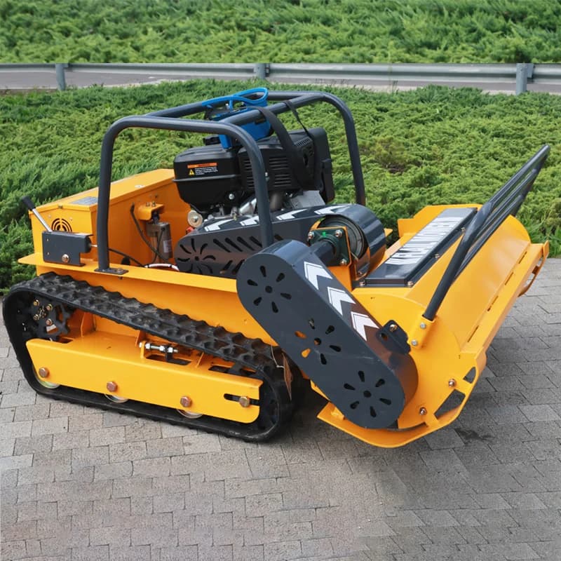 This Remote-Controlled Lawnmower Is Equipped with a Loncin 459cc Engine and an 850W Drive Motor. Featuring a Cutting Width of 1000mm and a Zero-Turn Radius, It Is Ideally Suited for Use on Large-Scale Farms.