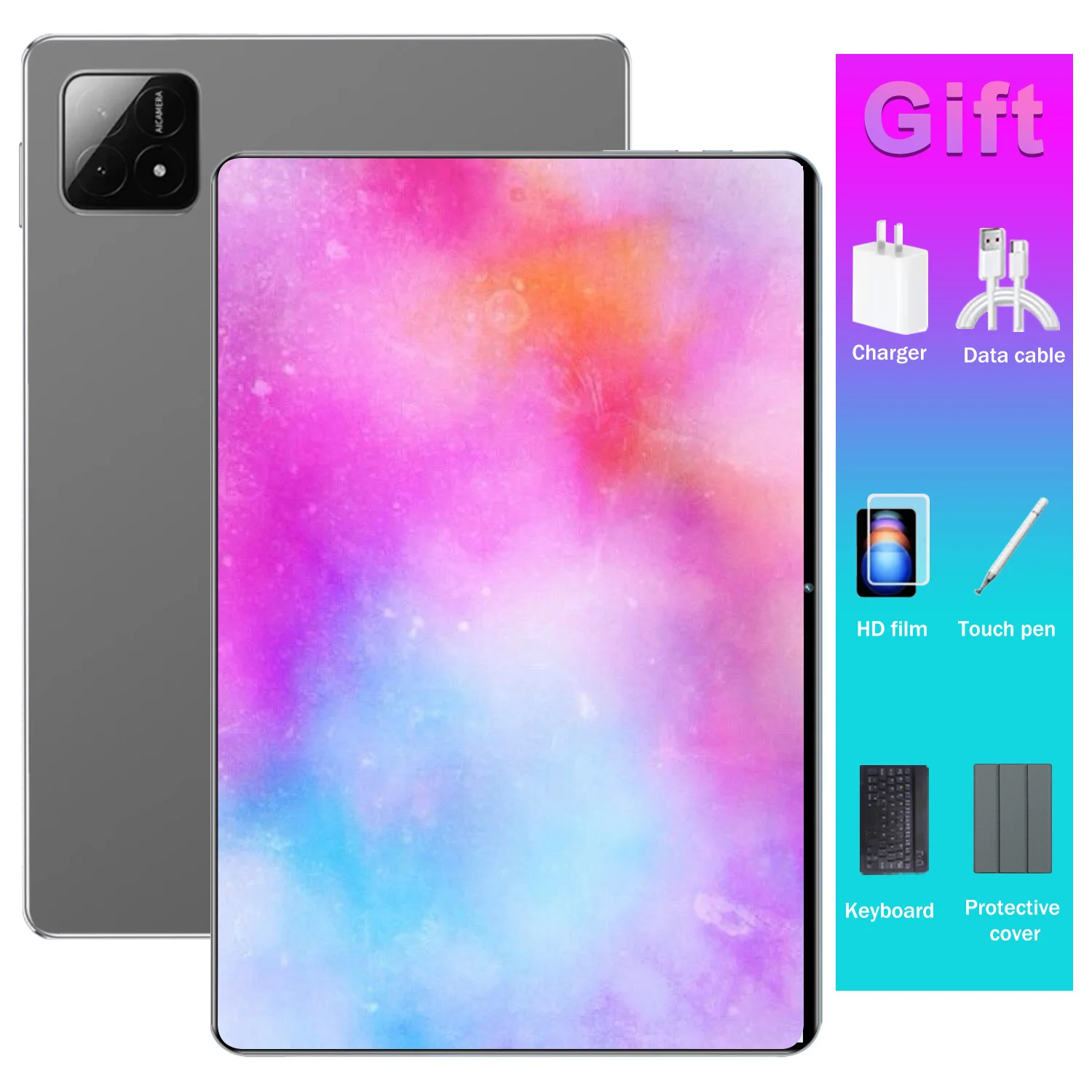 5G 2026 New Global Version 10.36 Inch Tablet Android 16GB Ram 1TB Rom Android 13.0 Dual SIM 10 Core Bluetooth Tablet PC Network GPS WPS Office
