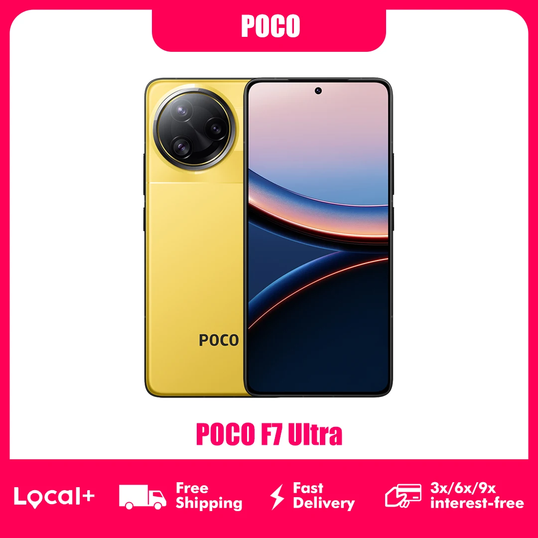 POCO F7 Ultra 5G NFC 12GB/256GB Without Charger 2K 120Hz AMOLED Cellphone