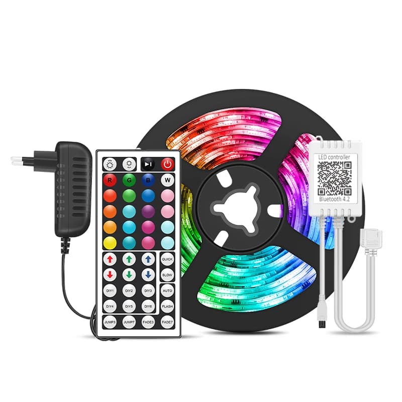 Led Strip Lights Smart Light Strips with App Control RGB Led Lights for Bedroom，Music Sync Color Changing