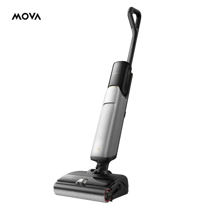 MOVA X4 Pro Wet Dry Vacuum Cleaner 20kPa Suction Docking Station Anti-Tangle Self-Cleaning LED Brush Dual Edge
