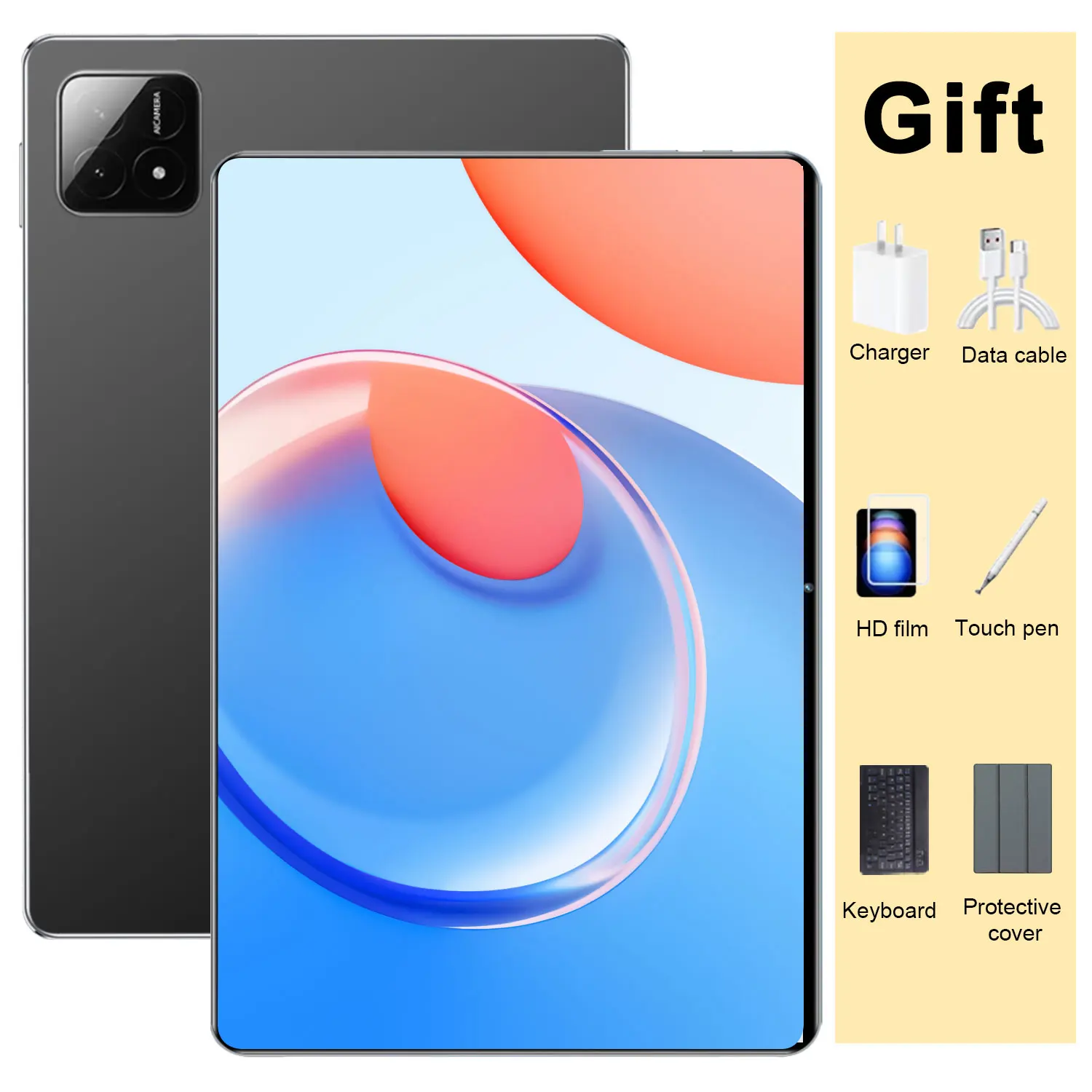 2026 5G Tablet Android 13.0 Brand New 10.36 inch 16GB RAM 1TB ROM Tablet 16MP 32MP 20000mAh 14Core WIFI Bluetooth Network Tablet Android