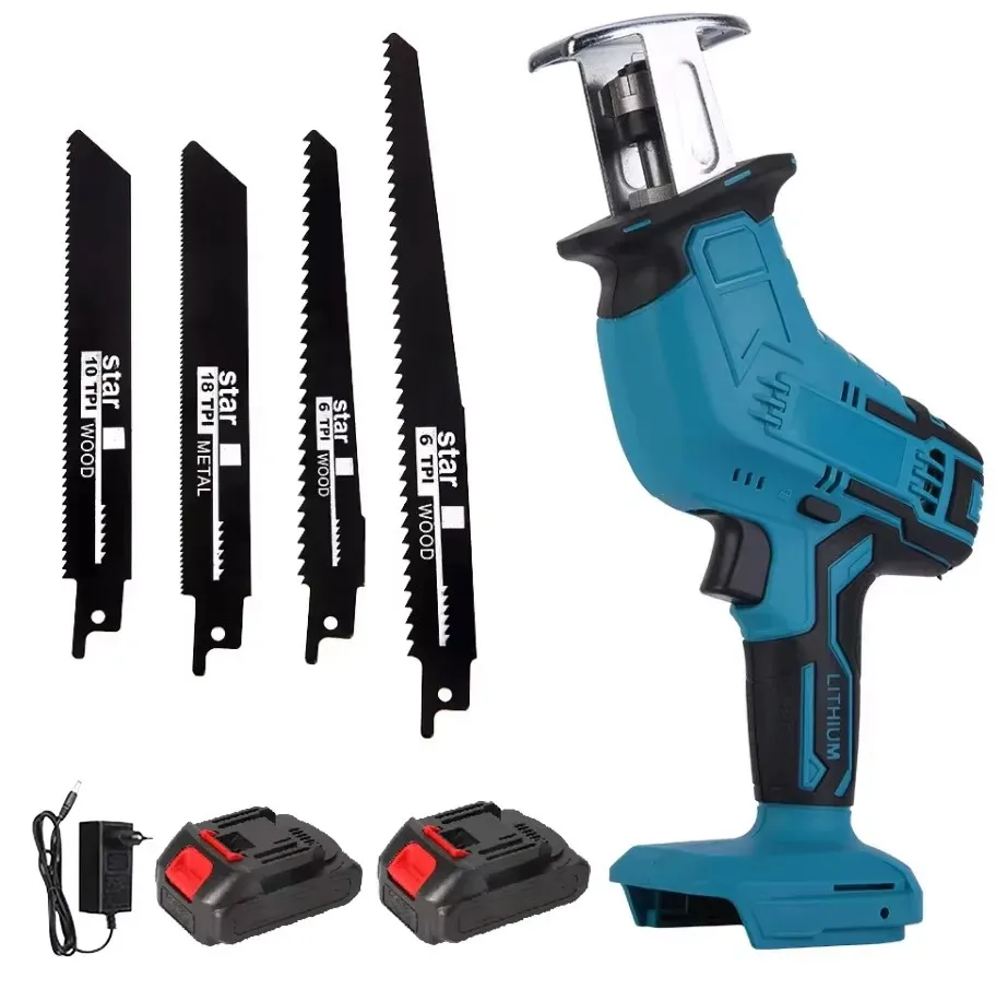 100mm Cordless Electric Reciprocating Saw 3000rpm Variable Speed Metal Wood Cutting Tools Electric Saw For Makita 18V Battery