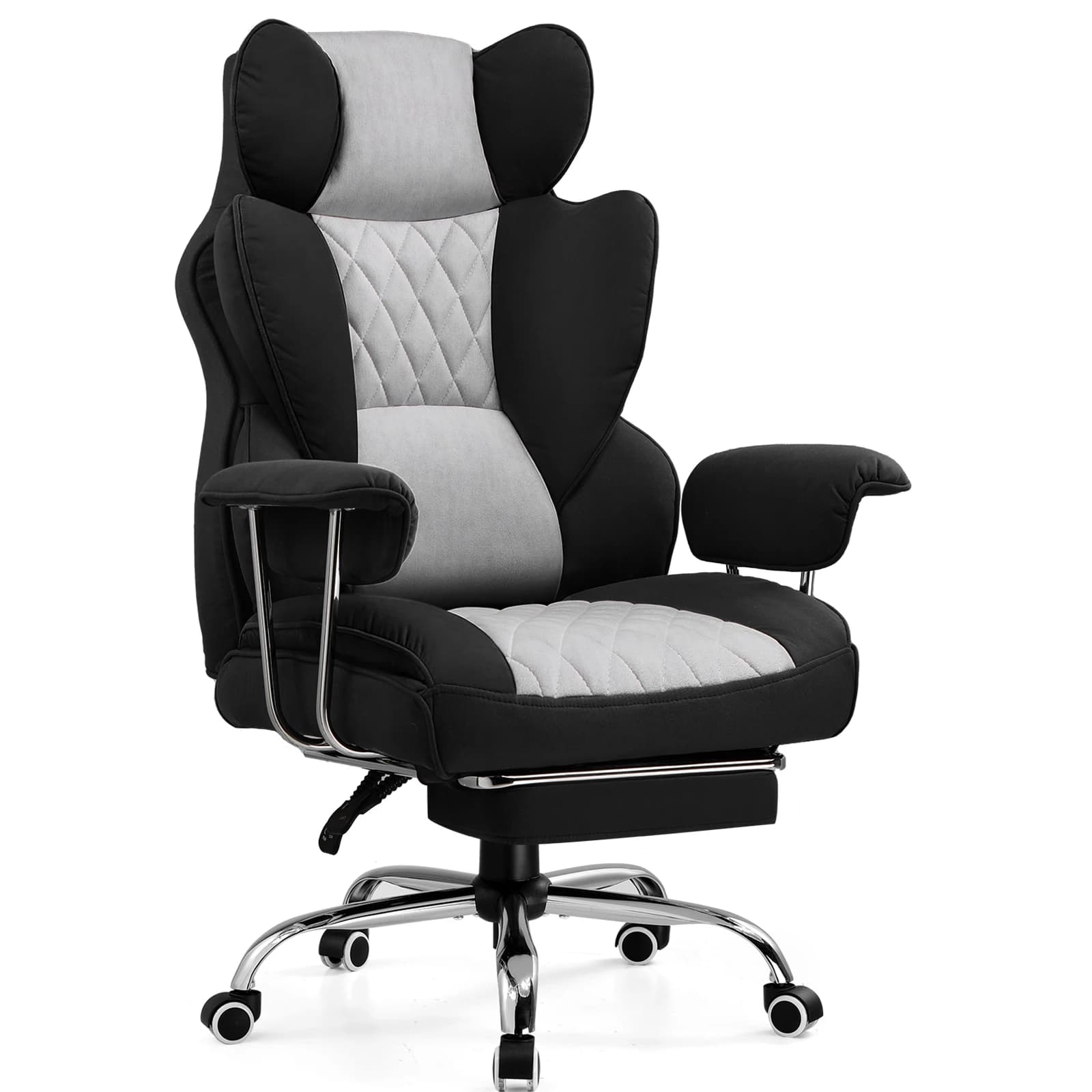 Gtplayer Gaming Chair, Office Chair with Pocket Spring Lumbar Support, Ergonomic and Comfortable Wide Office Computer Chair