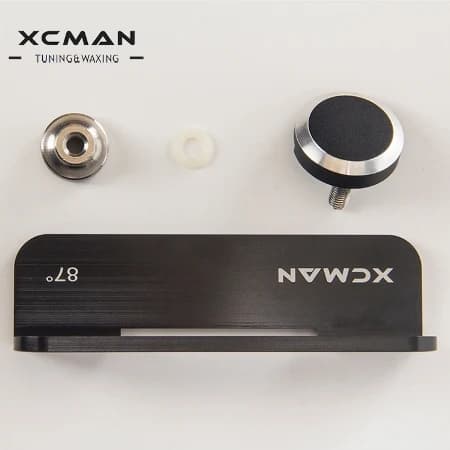 XCMAN Alpine Ski Snowboard Hard Aluminum Racing Side Bevel Angle File Guide CNC Made With Clamp Device and File