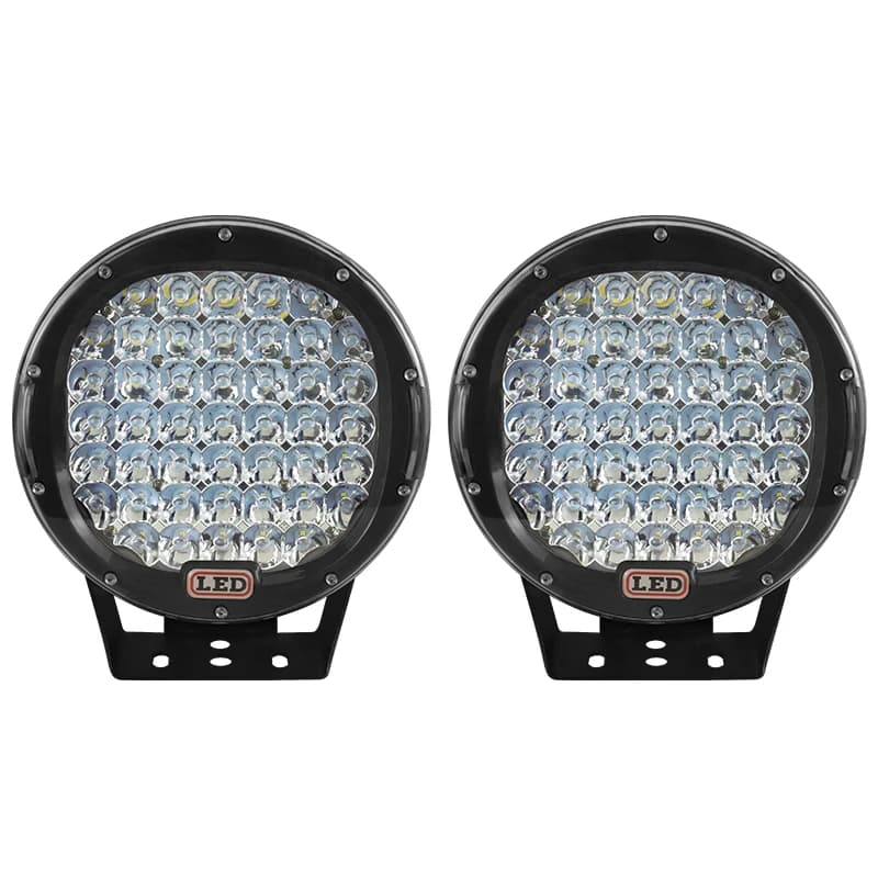 Offroad Car Bumper 9 inch 225W Headlight Spotlight For Jeep JK Chevy 4RUNNER SUV 4WD 4X4 Truck Pickup LED Work Light Fog Lamps