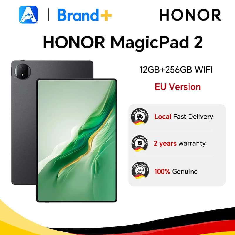 HONOR MagicPad 2,EU Version tablet,10050mAh Battery,android tablet, 12.3" OLED Screen,Snapdragon 8s Gen 3,13MP Rear Camera