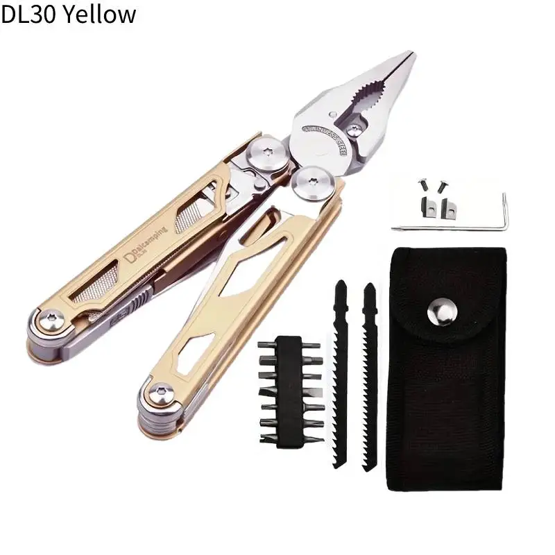 Daicamping DL30 DL301 DL25 Diy Multi Tool Folding  Knife Multi-tool Clamp EDC Manual Hand Tools Multifunctional Plier Multitools