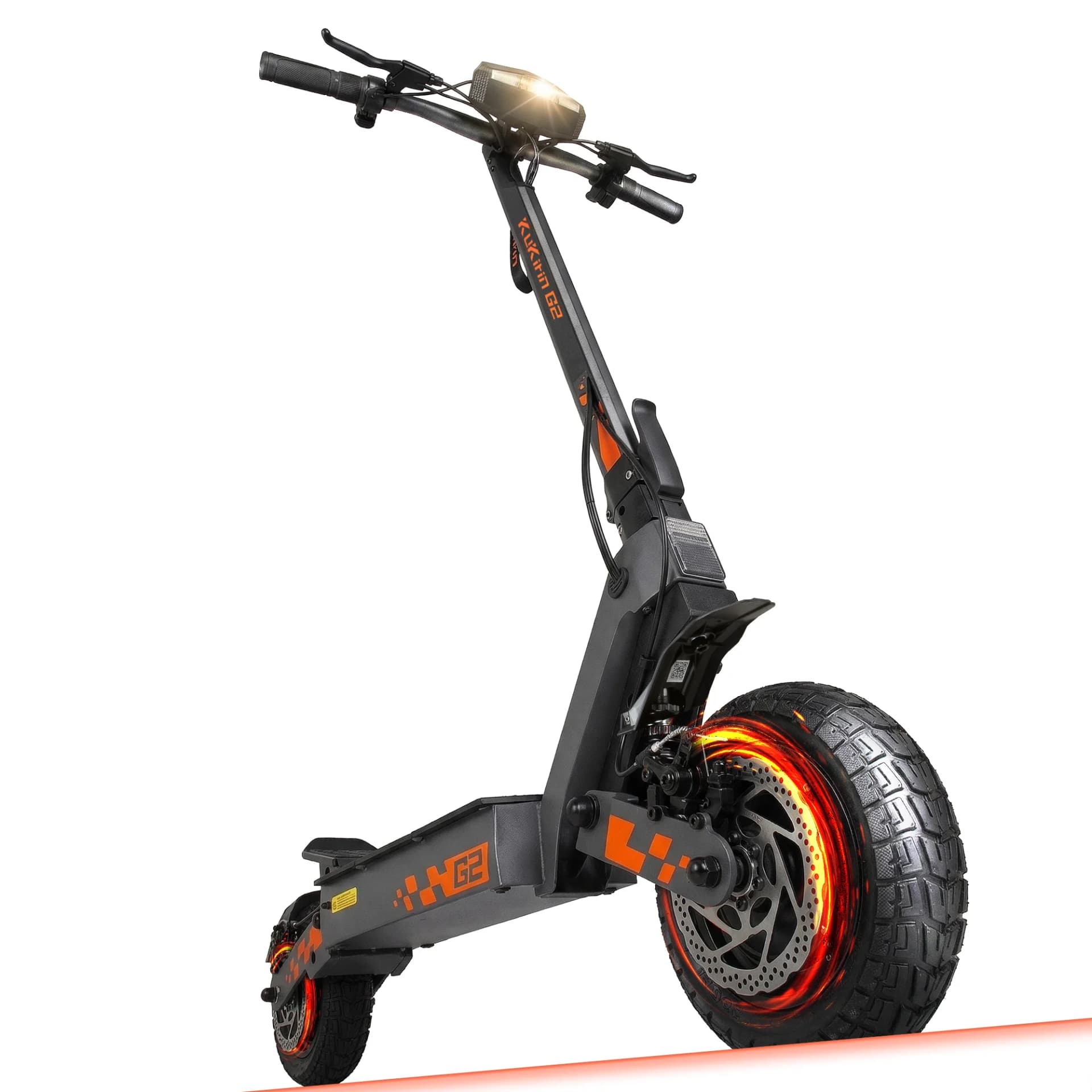 KuKirin G2 Electric Scooter 500W Brushless Motor, 48V15.6Ah Lithium Battery, Range up to 55 km, Top Speed 25 Km/h, Intelligent Touchscreen