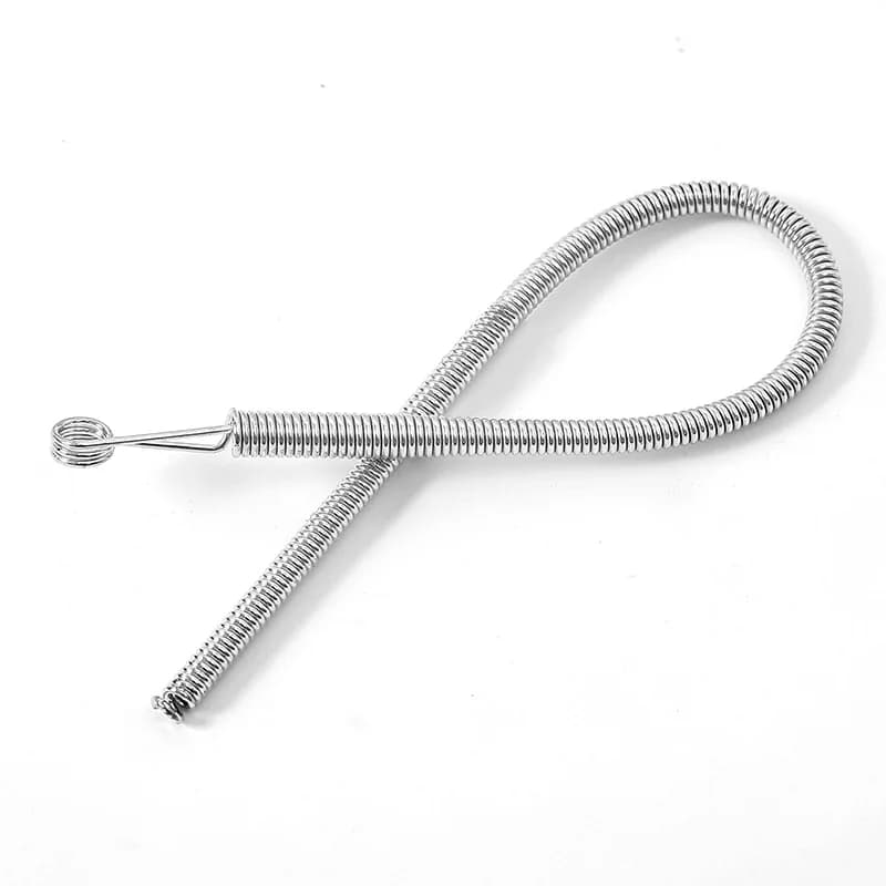 Bendable Spring Drawstring Threader Clip Pants Hoodies Elastic Band Lace Cord Flexible Drawstring Thread DIY Sewing Accessories