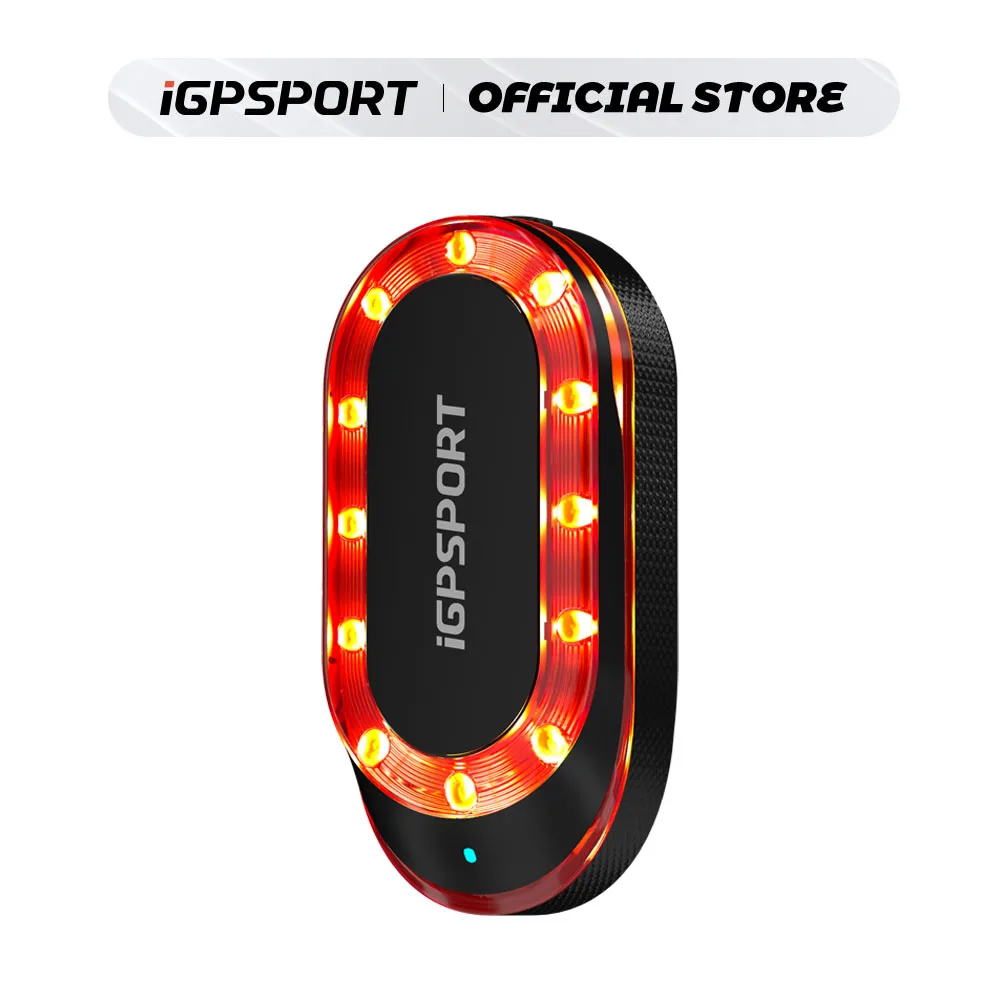 iGPSPORT SRmini Radar Tail Light Smart Rear Bike Light Brake Warning IPX7 Waterproof Cycling Taillight 7 Light Modes Tail Lamp