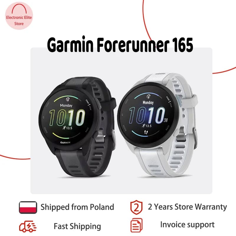GARMIN Forerunner 165 Blood Oxygen Sensor Pressure Monitoring Professional Running Watch Step Counting and Timing garmin watch