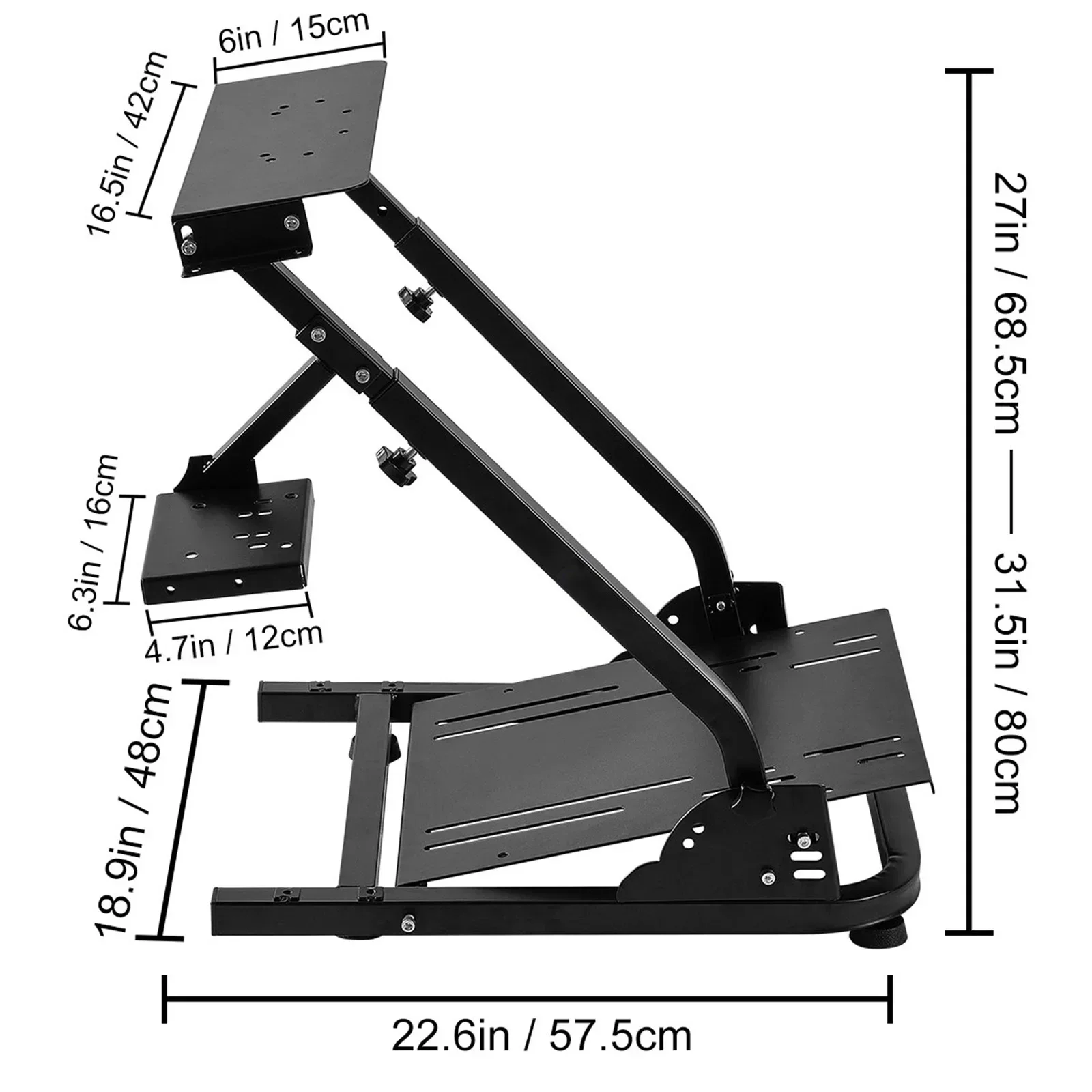 SIHAO Racing Steering Wheel Stand Height Adjustable For Logitech G25 G27 G29 G920 Wheel Stand Gaming Racing Simulator Steering