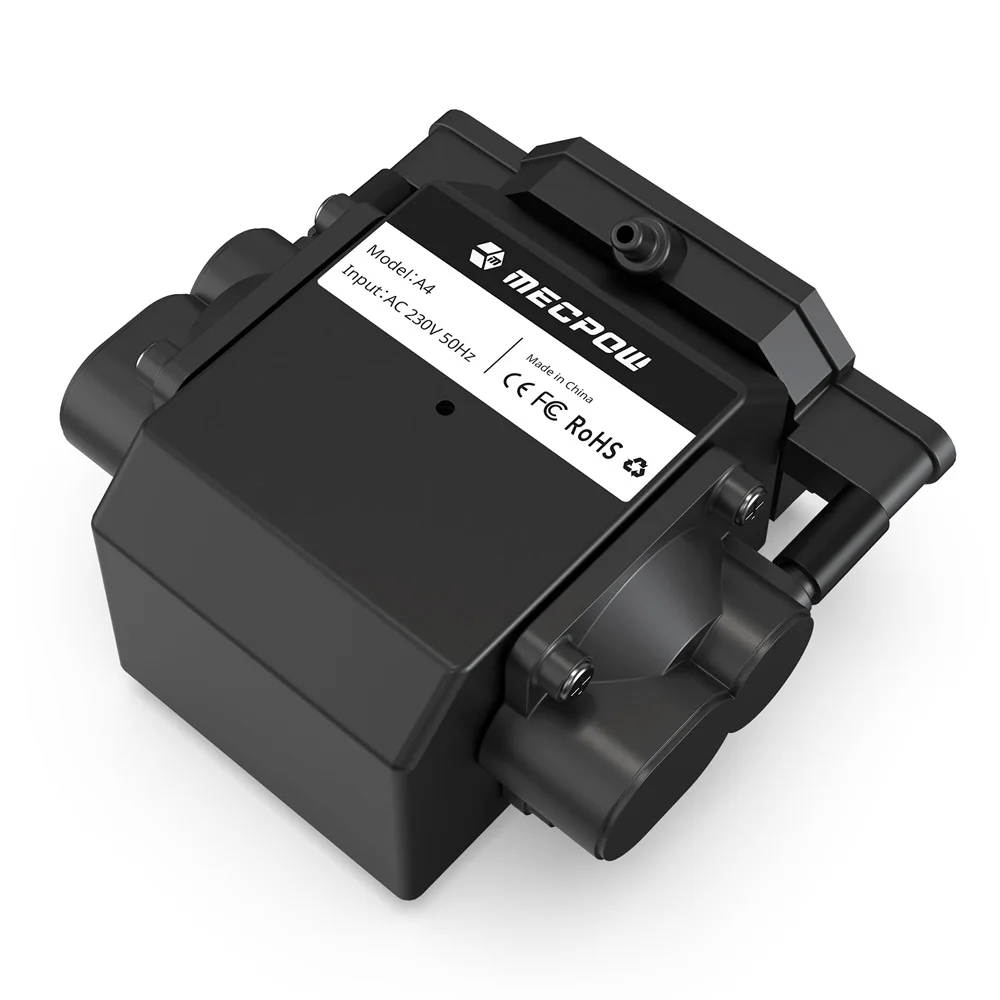 Mecpow A4 Air Assist with a 30L/Min Air Pump for Mecpow X3/X3 Pro, Efficient and Cleaner Engraving, Longer Service Time, Adjustable Air Volume, Low Noise and Stable Working Time, Simple Assembly - EU Plugs