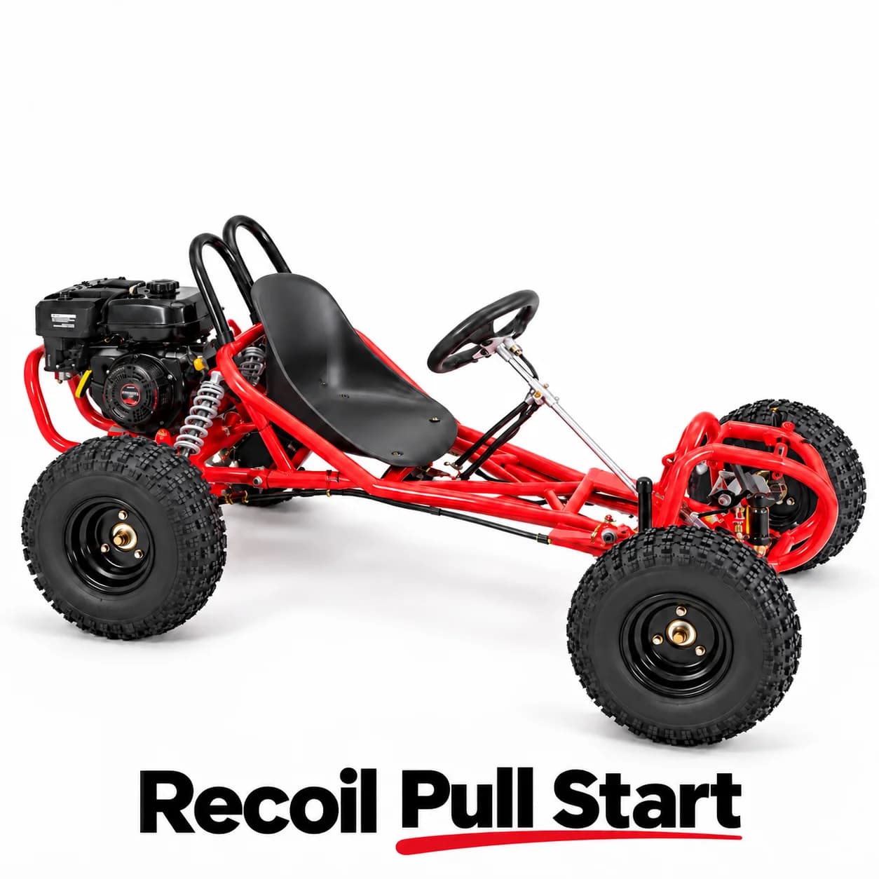 Longwise LWGK-60P 270cc 9HP 4-Stroke Gas Go Kart, Off-Road Buggy with Hydraulic Disc Brakes, Up to 60 Km/h