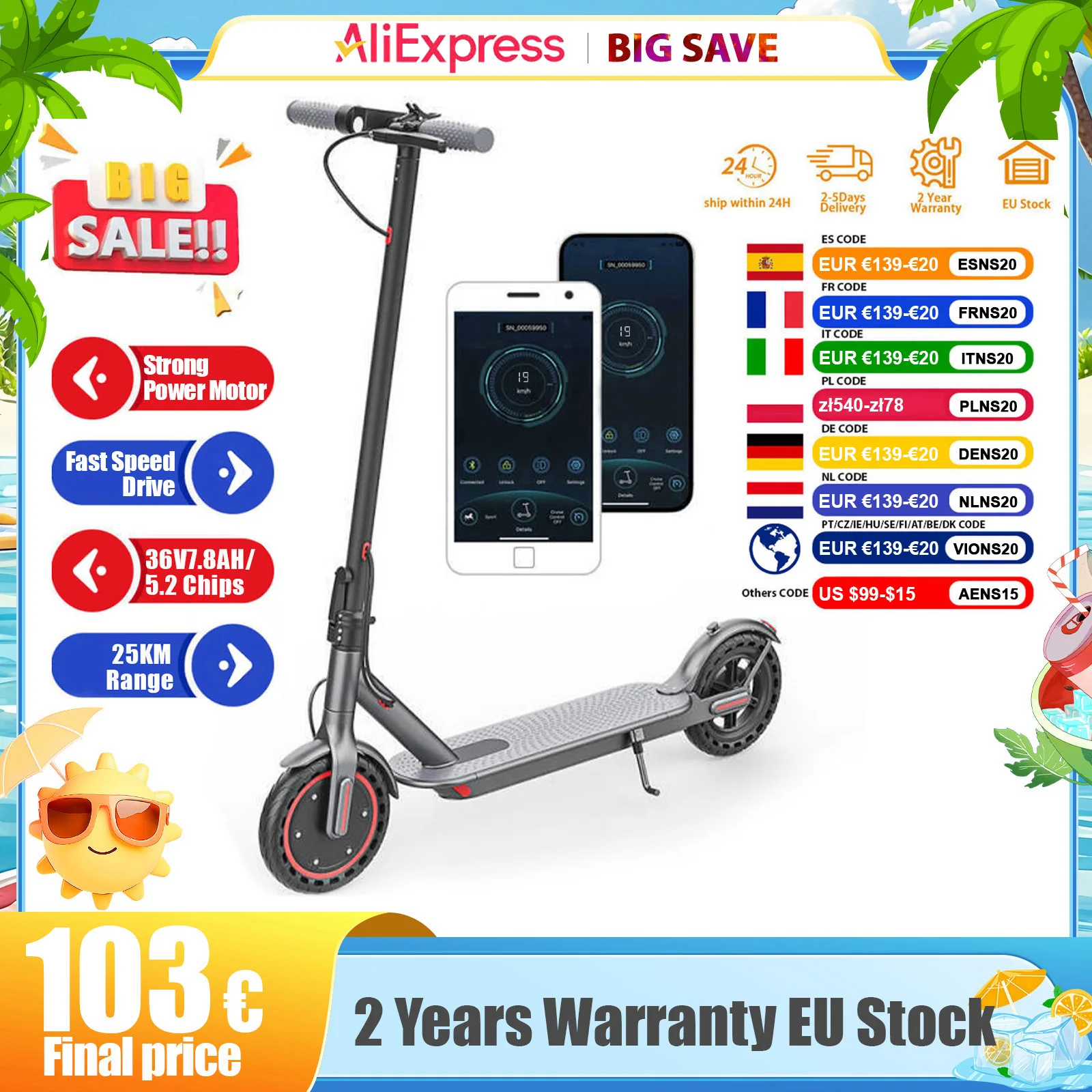 JUICEASE TX01 Electric Scooter for Adults 7.8Ah Super High Powerful Motor up to 8-25KM Range Smart APP Electric Scooter with 5.2 Chips