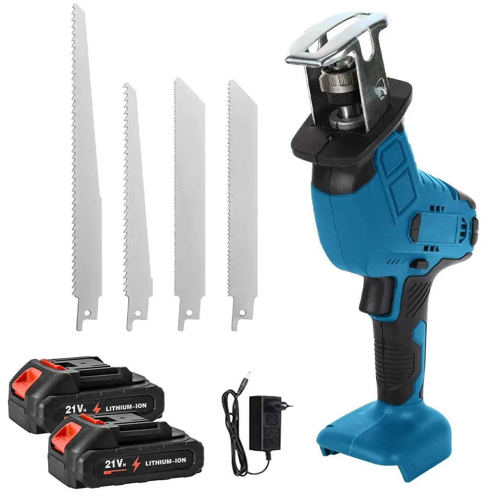 100mm Cordless Electric Reciprocating Saw 3000rpm Variable Speed Metal Wood Cutting Tools Electric Saw For Makita 18V Battery