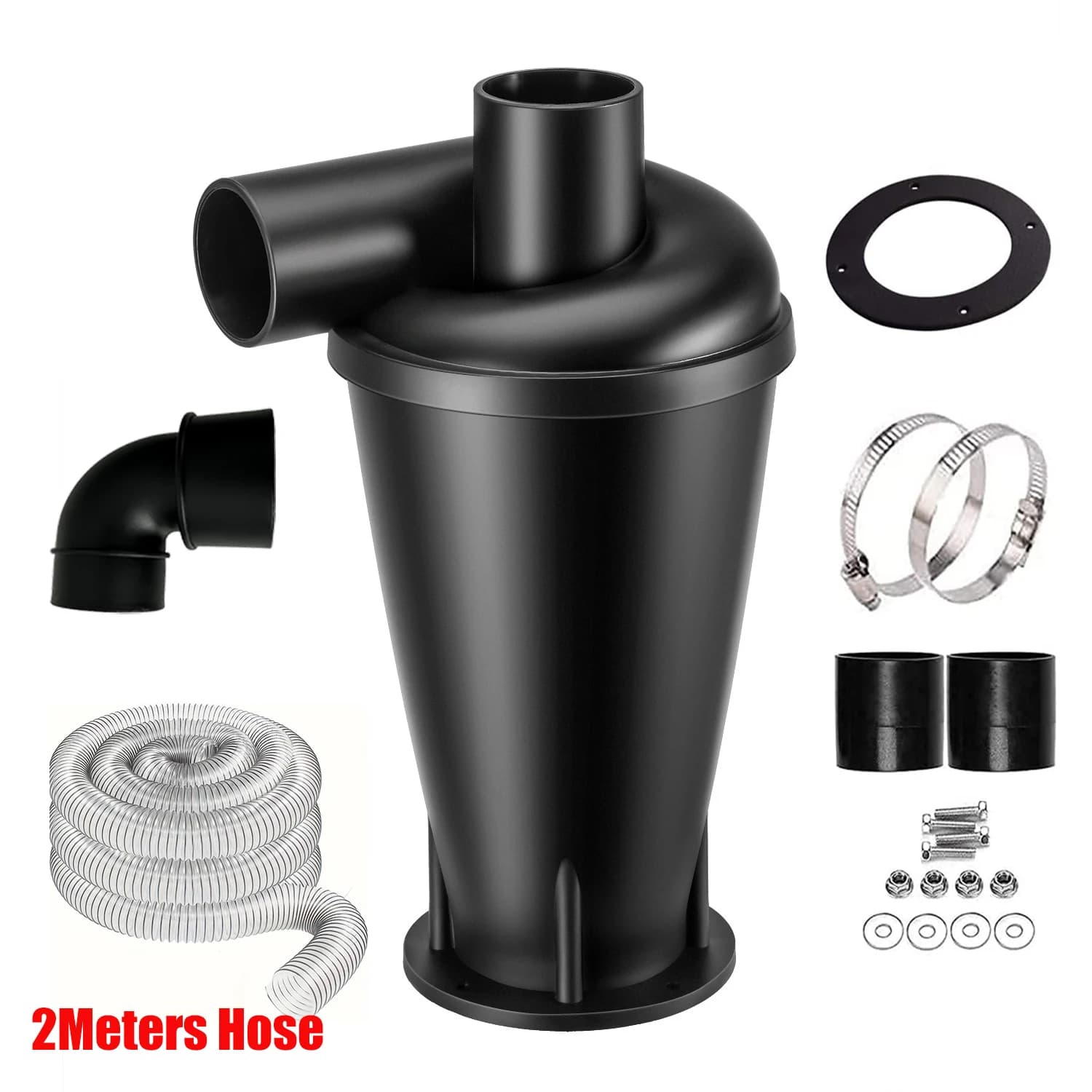 Pemedor Cyclone Dust Collector Separator for Shop Vac Separator Dust Filter for Vacuums Dust Extractor Accessories Woodworking