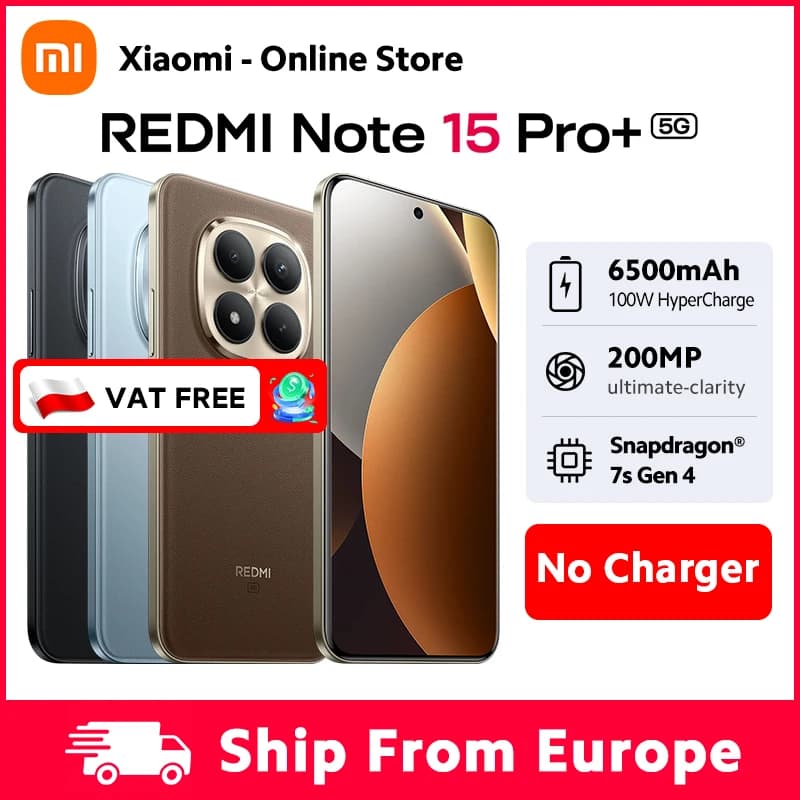 Xiaomi Redmi Note 15 Pro Plus 5G 8GB 12GB 256GB 512GB 6.83-inch NFC Snapdragon 7s Gen 4 200MP Dolby Atmos®Camera