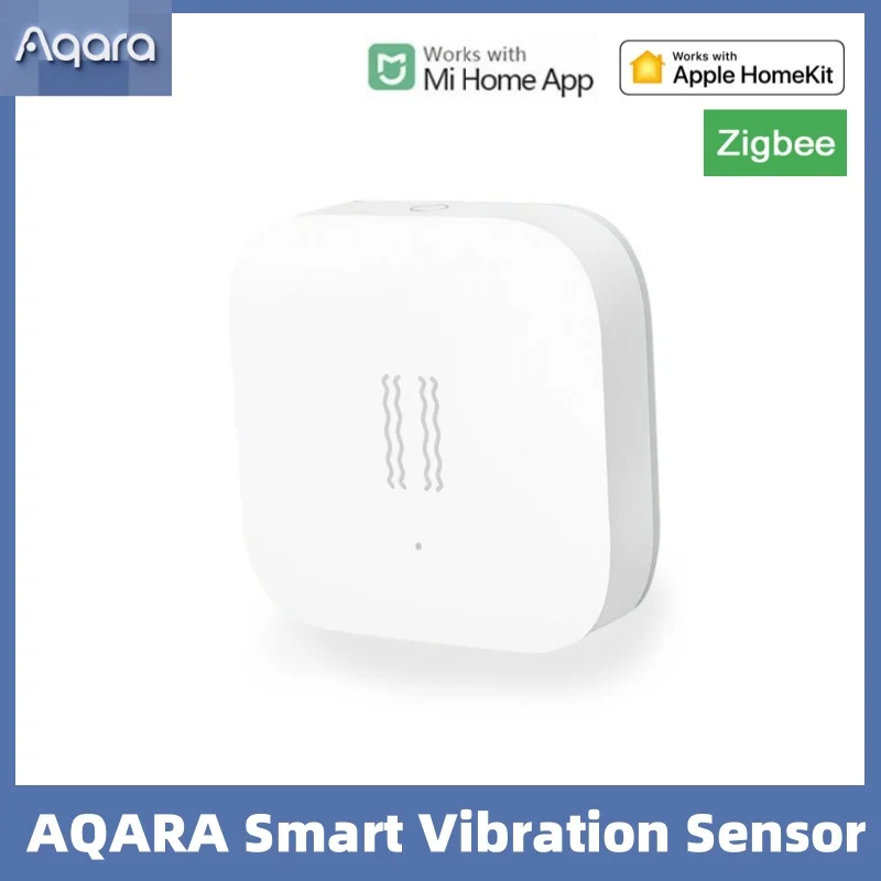 Aqara Smart Vibration Sensor Zigbee Motion Shock Sensor Inductive Monitoring Alarm Adjustable Sensitivity For Homekit Mi Home