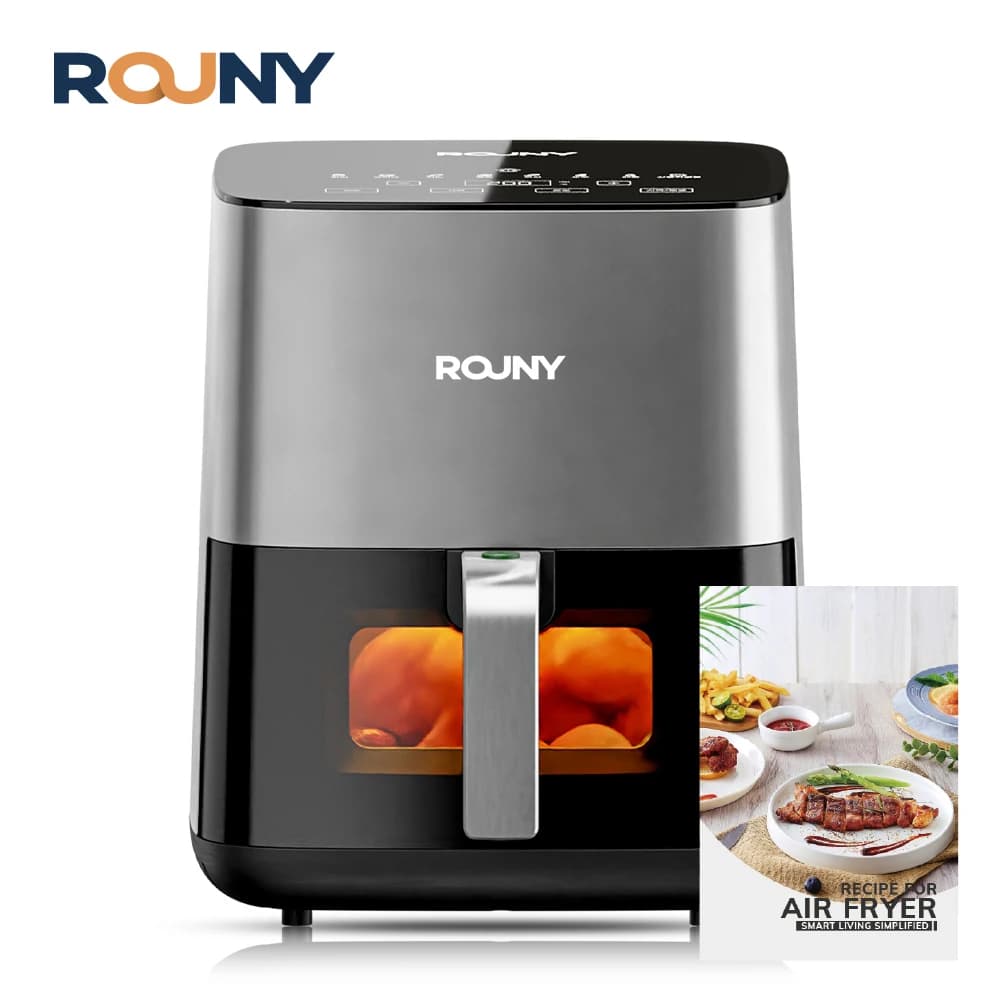 5L Air Fryer with Miui-Cyclone Tech, Electric Hot Fryer Oven Oilless Cooker with Touch Control & Nonstick Basket, Visible Window