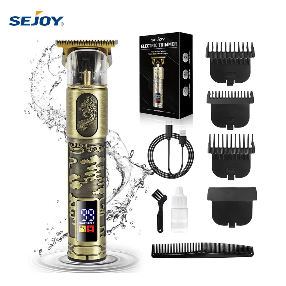 SEJOY SEJOY Professional Precision Hair Clipper For Men USB-C Fast Charging Beard/Body/Hair Trimmer | Precision Electric Shaver