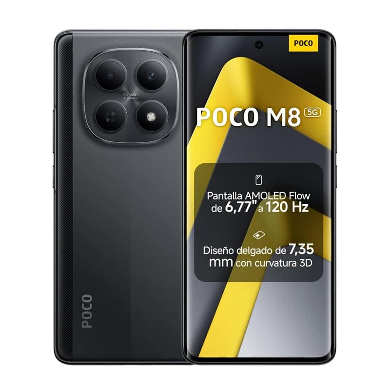 POCO M8 5G, NFC, Snapdragon® 6 Gen 3, 6.77" Flow AMOLED Display 120 Hz, 50 MP Camera, 5520 mAh, IP65