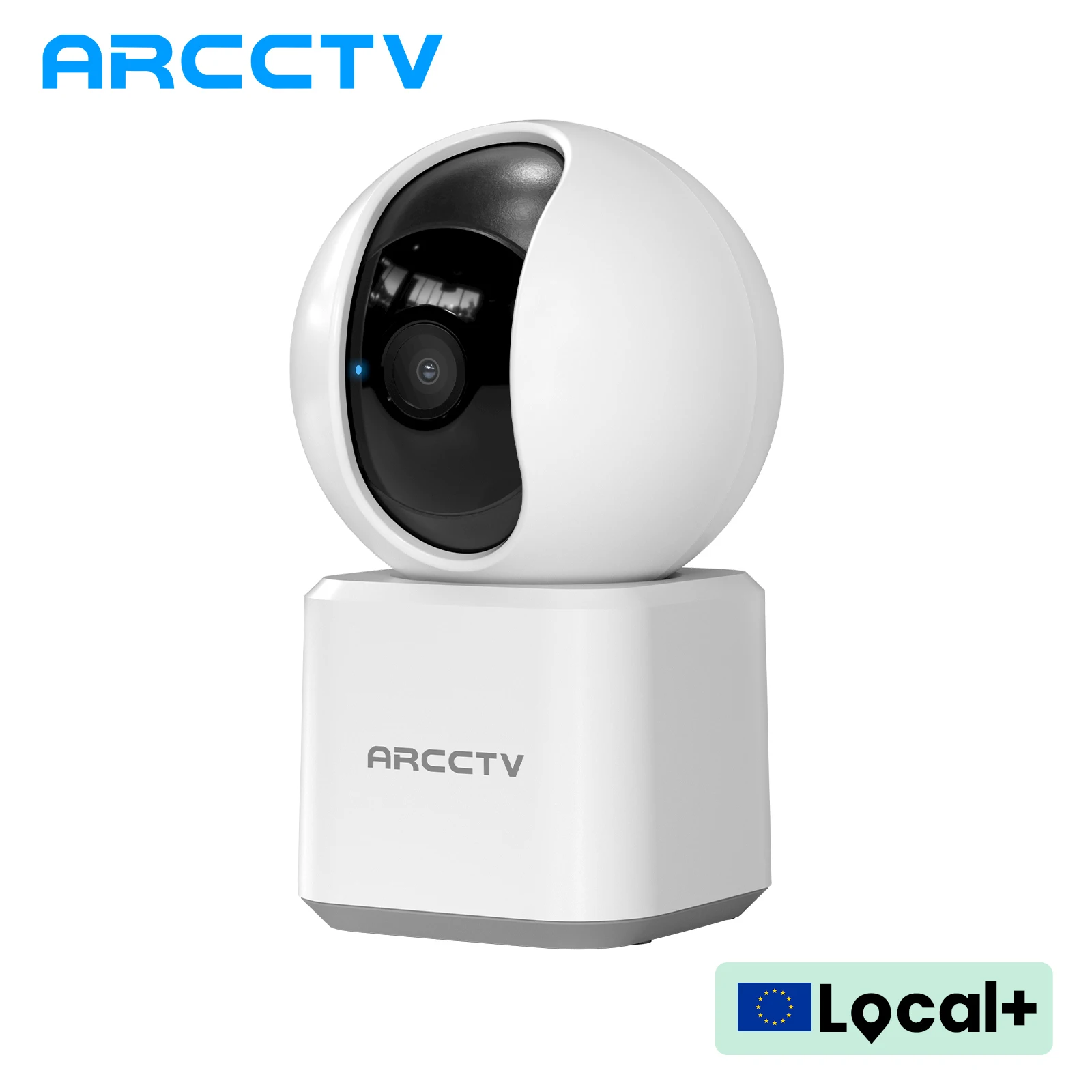 ARCCTV 2K Baby Monitor Camera HD Two Way Talk IR Night Vision Security PTZ WiFi Surveillance Camera 360° View Auto Tracking