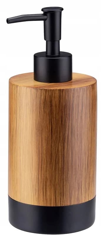 KADAX Soap Dispenser 350ml For soap Wood Pattern