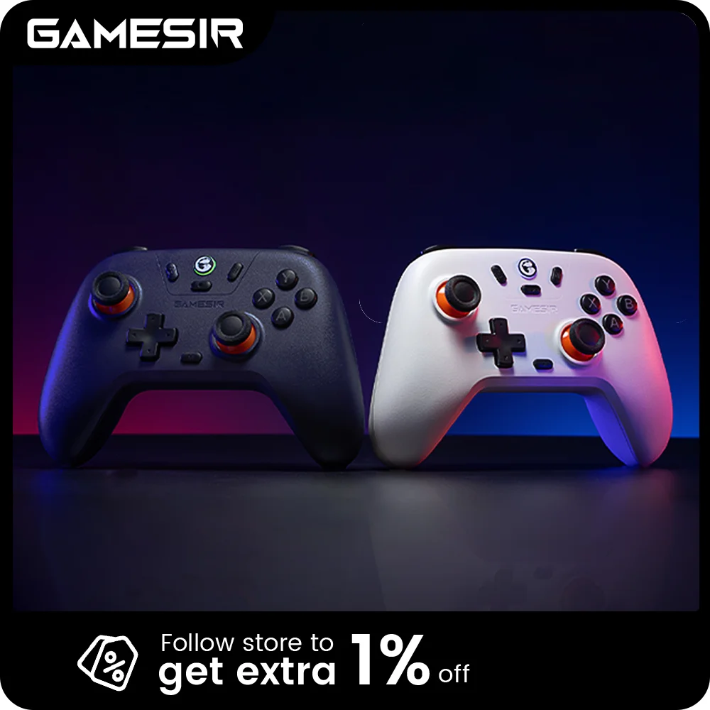 GameSir Nova Lite Wireless Gamepad Game Controller for Switch, Android, iOS, PC and Steam Games Hall Effect Joystick