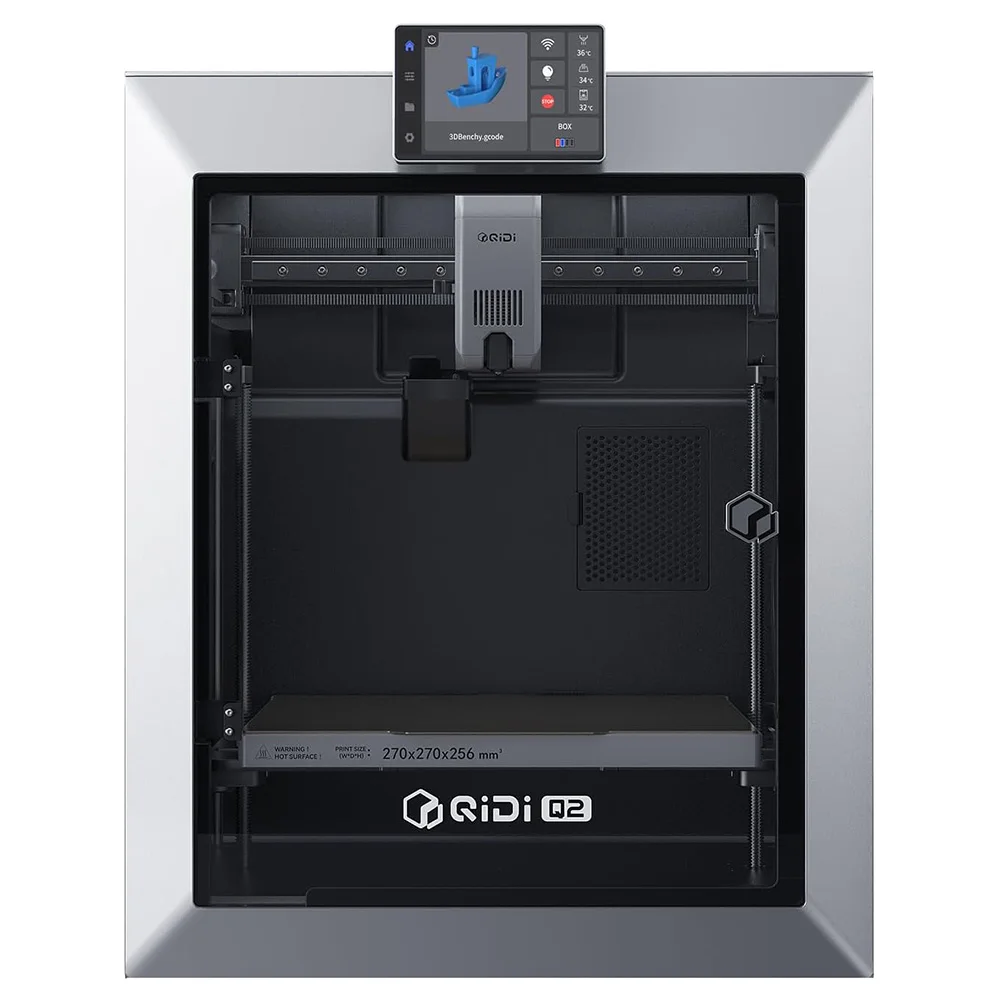 QIDI TECH Q2 3D Printer – High Precision, 370°C Nozzle, AI Camera, Large Build Volume 270×270×256mm, Print PLA/ABS/PETG/TPU