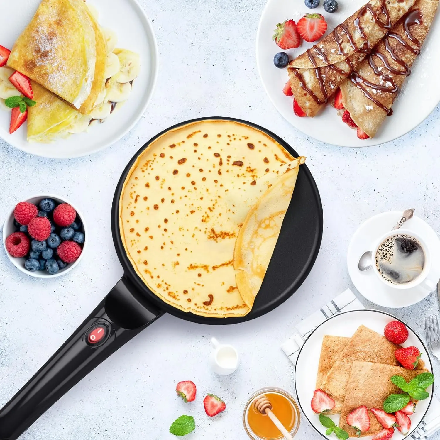 Non-stick Frying Pan, Long-handled Baking Tray, Kitchen Utensil Set, Household Kitchen Utensils, and Kitchen Helper Set.