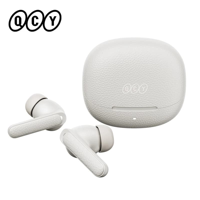 QCY Buds ANC -45dB Adaptive Noise Cancelling Wireless Bluetooth 5.4 Earbuds 6 Mics Clear Call 10mm Dynamic Driver Earphone 25Hrs