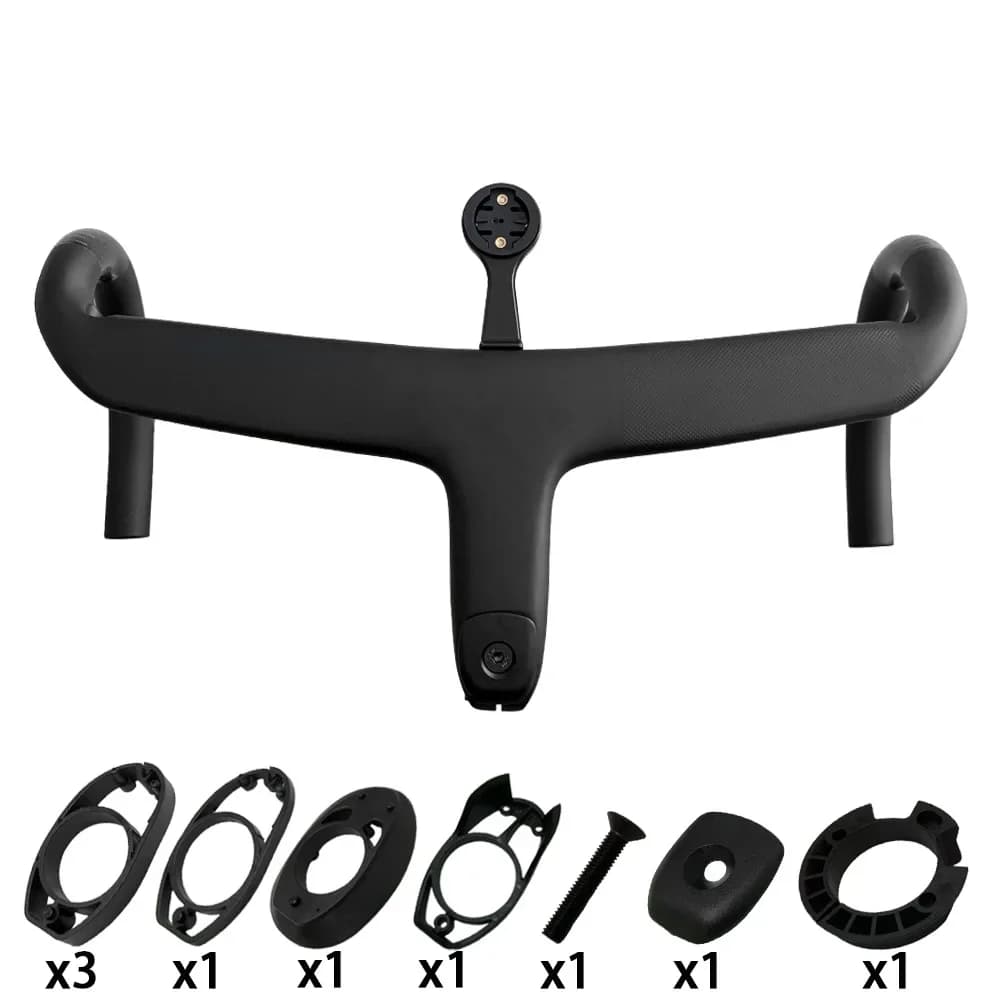 Full Carbon Fiber Bicycle Road Bike Internal Cable Routing Handlebar Suitable for SL8 Integrated Drop Handlebar