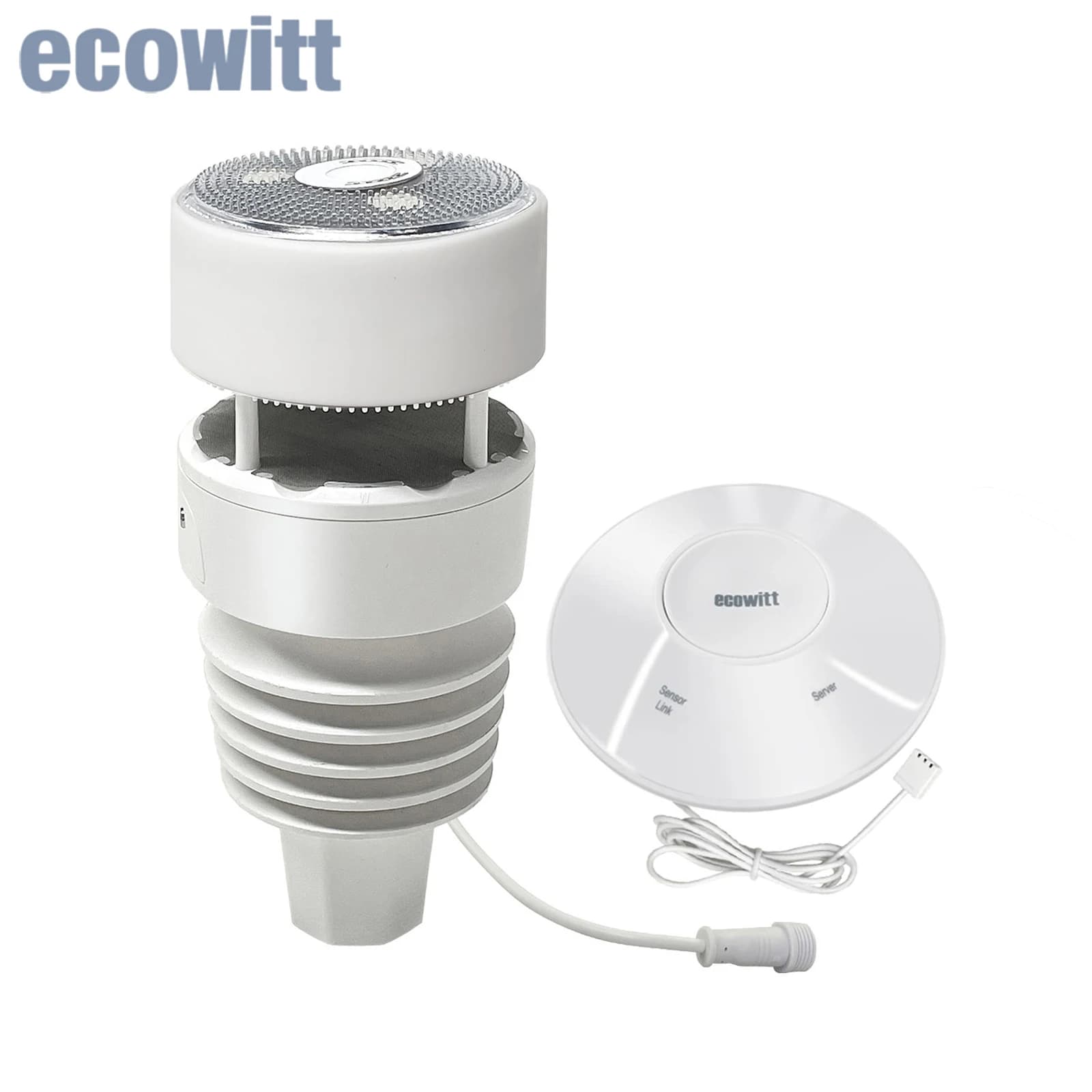 Ecowitt GW2001 Wittboy Weather Station, Includes GW2000 IoT Wi-Fi Gateway and WS90 7-in-1 Outdoor Solar Powered Weather Sensor