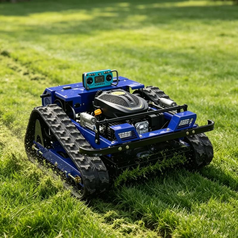 Customized Remote-Controlled Self-Propelled Lawn Mower with 4-Stroke Engine, Electric Motor for Garden and Lawn Maintenance