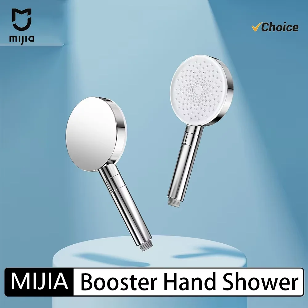 XIAOMI MIJIA Booster Hand Shower Pressurized Water Outlet Low-Noise Water Inlet Technology Anti-scald Handle Design