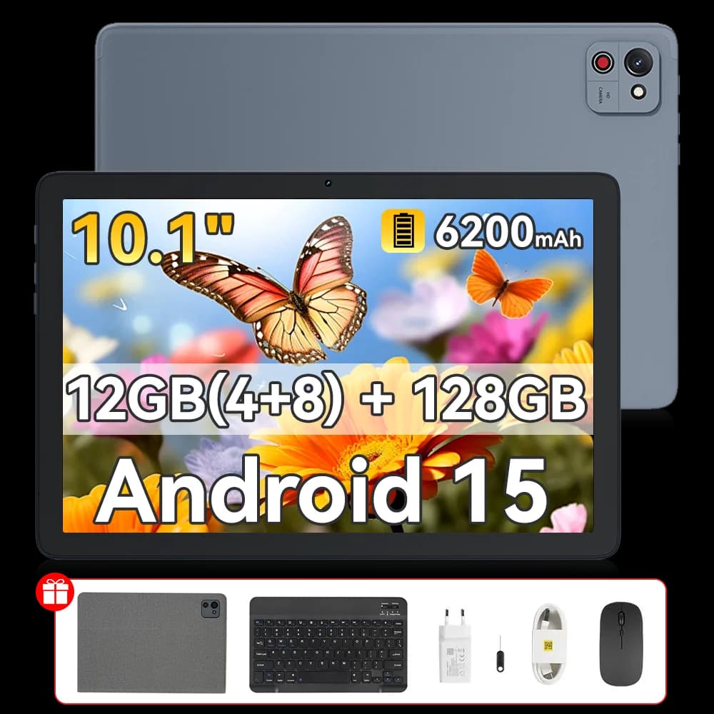 [Shipping From Poland] Tablet Cubot TAB 65 Android 15 6200mAh 10.1-Inch HD+ 90Hz 12GB (4+8) RAM 128GB ROM 13MP Octa-Core OTG
