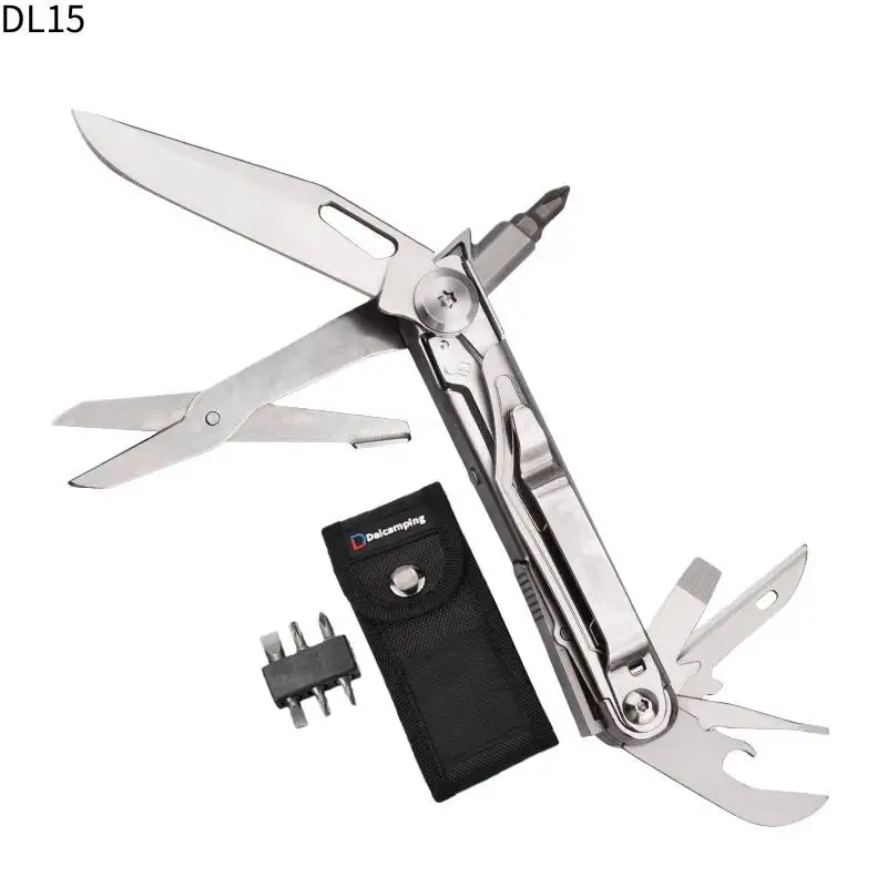 Daicamping DL1 DL10 Outdoor EDC Multi Tools Multifunctional Pliers Blade Multitools Clip Folding Multi-Tools Knife