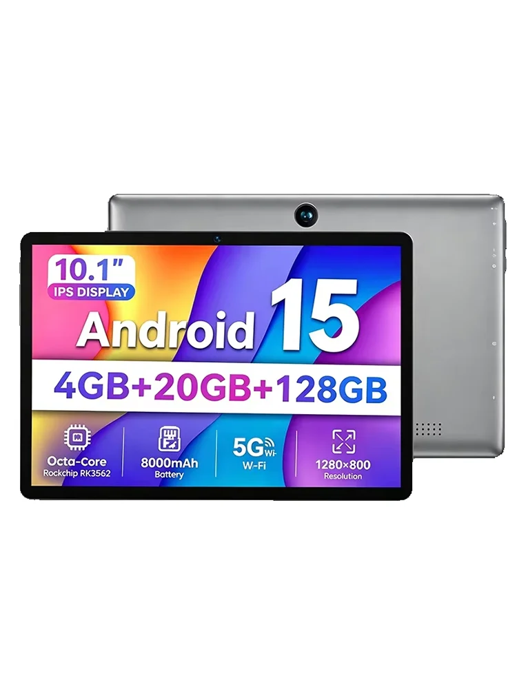 Bmax I9 Plus 10.1-Inch Tablet (4+20)Gb Ram 128Gb Rom Rockchip Rk3562 Android 15 Wifi 6 Bluetooth 5.4 6000Mah Type-C