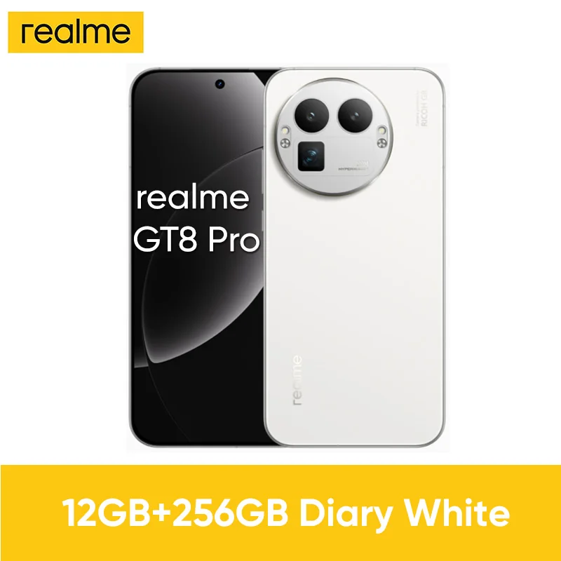 realme GT 8 Pro 5G Smartphone Snapdragon 8 Elite Gen 5 200MP Ultra Camera 50W Wireless Charge 144Hz Screen New Global Version