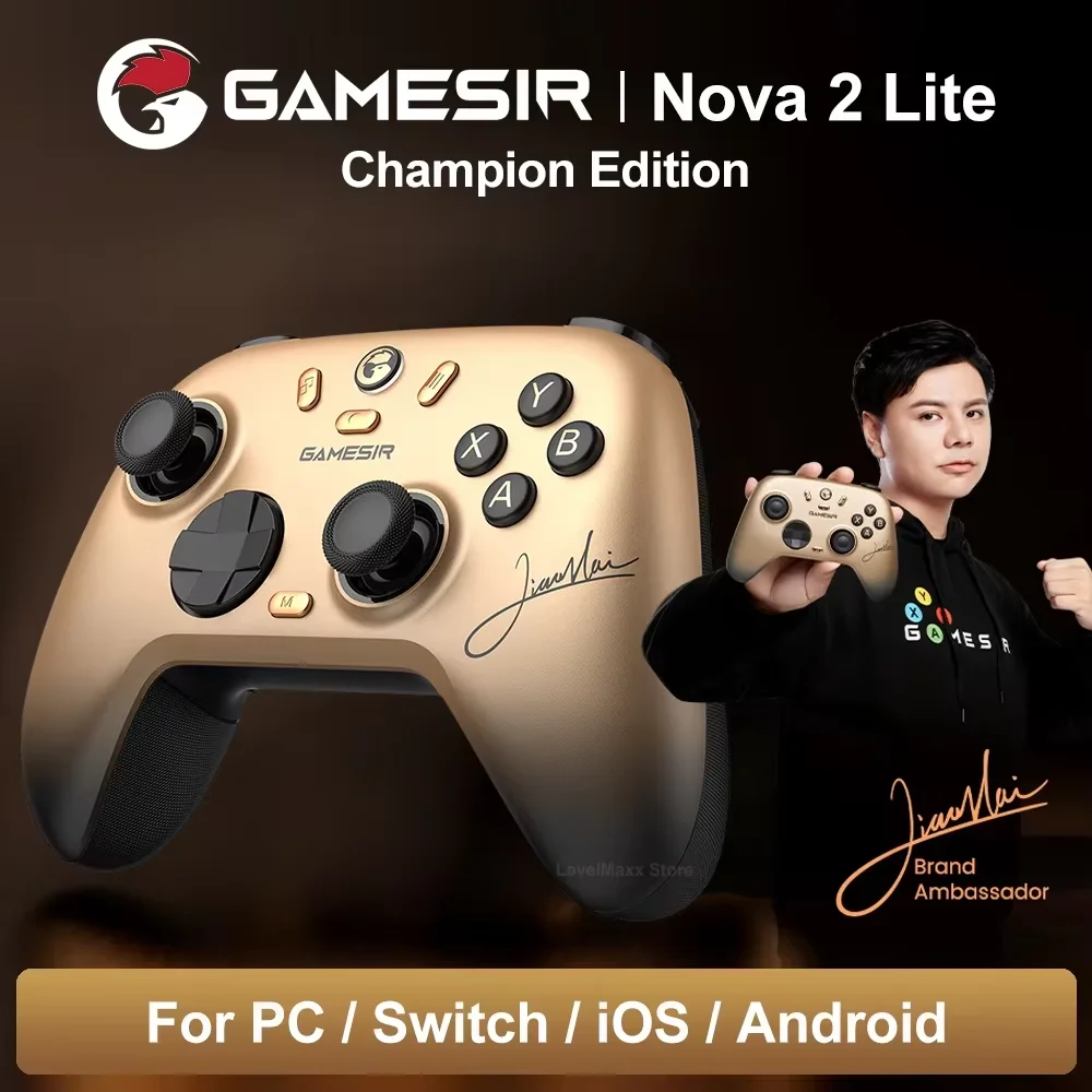 Gamesir Nova 2 Lite Wireless Controller Bluetooth Gamepad with Ultra Low Button and Stick Latency for Nintendo Switch 2 PC IOS