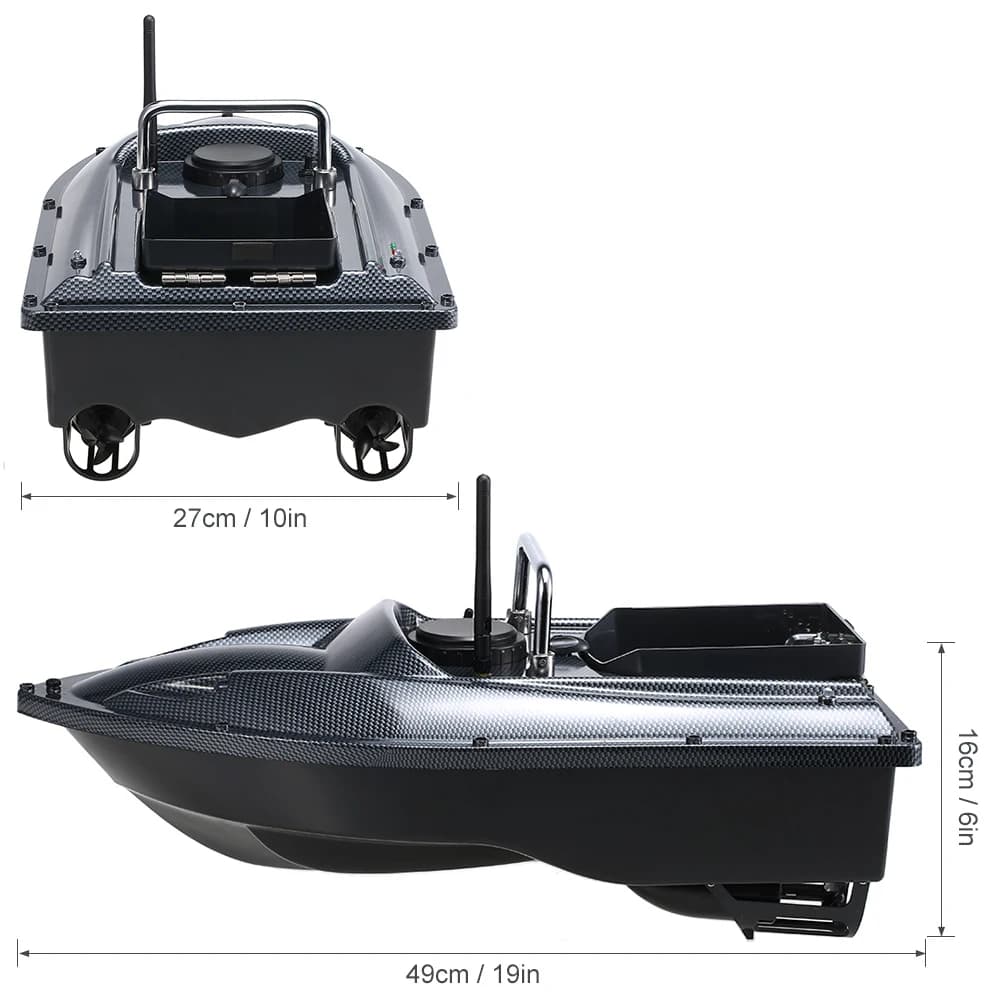 NEW Fishing Feeding Boat GPS Fishing Bait Boat with 3 Bait Containers Wireless Bait Boat with Automatic Return Function
