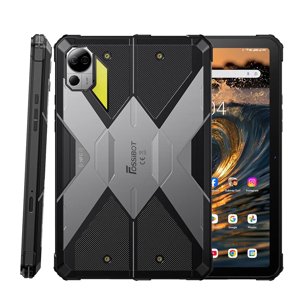 [Ship From Within Europe]FOSSIBOT DT3 5G Rugged Tablet Dimensity 7300 5G 10.4" 2K Display 32(12+20)GB+256GB 21560mAh Battery 66W Fast Charging Android 15 64MP+32MP Camera WiFi 6 IP68/69K